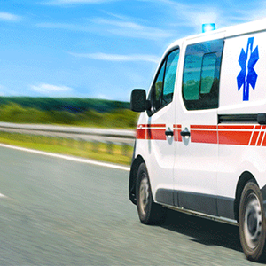 ambulance sur la route-ARG Ambulances